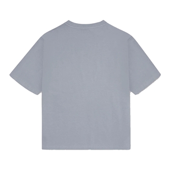 Bareen Box Fit Camo Logo T-Shirt Grå