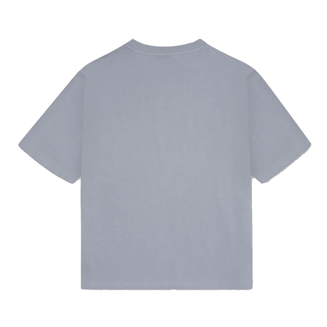 Bareen Box Fit Camo Logo T-Shirt Grå