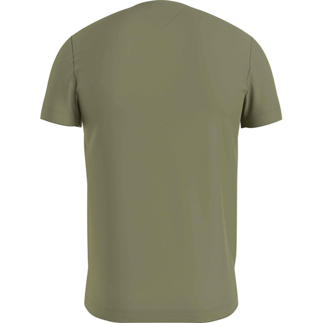 Flot støvet grøn basis t-shirt fra Tommy Hilfiger.
