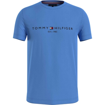 Lyseblå logo T-shirt fra Tommy Hilfiger.