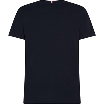 Mørkeblå logo t-shirt i regular fra Tommy Hilfiger.