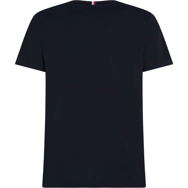 Mørkeblå logo t-shirt i regular fra Tommy Hilfiger.