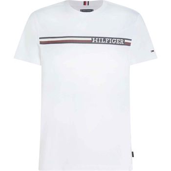 Hvid logo t-shirt fra Tommy Hilfiger.