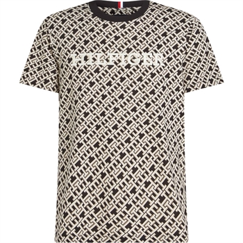 Flot "All over printet" T-shirt fra Tommy Hilfiger.