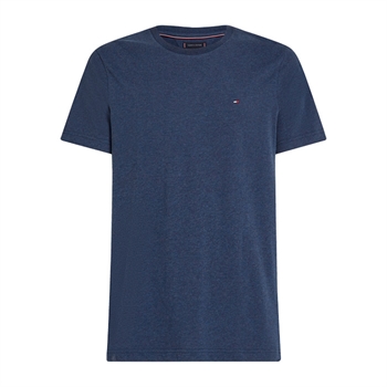 Pæn og klassisk t-shirt i blå med logo fra Tommy Hilfiger