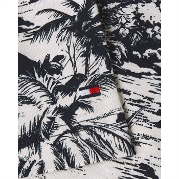 Lækker hvid t-shirt med blåt motiv fra Tommy Hilfiger