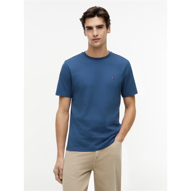 Tommy Hilfiger Regular Fit Solid T-shirt Blå