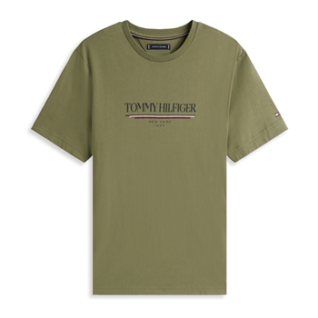 Pæn og moderne love t-shirt i grøn fra Tommy Hilfiger