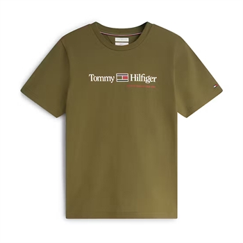Tommy Hilfiger Brand Love Graphic T-Shirt Grøn