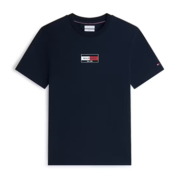 Tommy Hilfiger Flag Tee Brand Love T-Shirt Navy blå