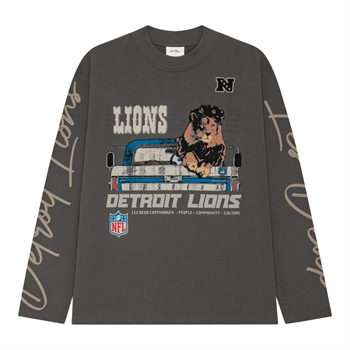 Les Deux NFL LS T-shirt Detroit Lions Grå