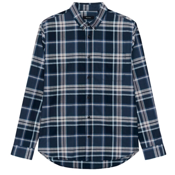 Matinique Matrostol L/S Skjorte Ternet Blå/Hvid 