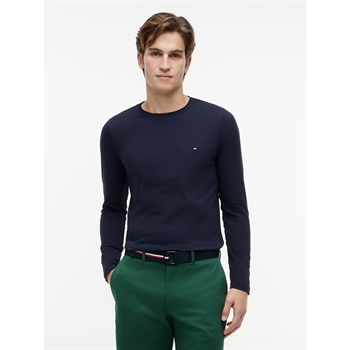 Tommy Hilfiger Langærmet Stretch T-Shirt Navy