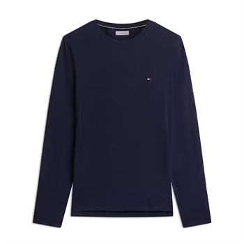 Tommy Hilfiger Langærmet Stretch T-Shirt Navy