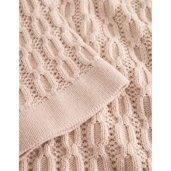 Flot strikket polo i beige fra Les Deux
