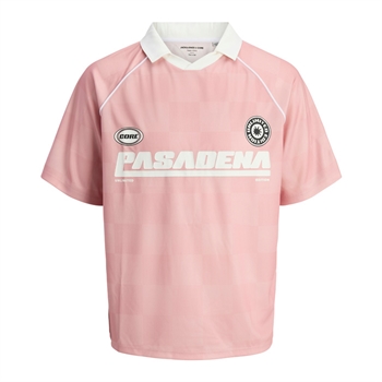 Moderne strækbar polo i pink fra Jack & Jones
