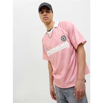 Moderne strækbar polo i pink fra Jack & Jones