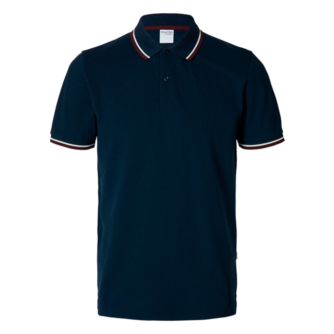 Flot sports polo i mørkeblå fra Selected