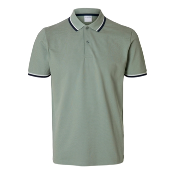 Flot sports polo i lys grøn fra Selected