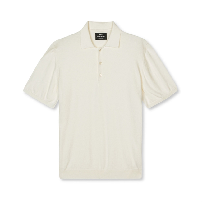 Pæn sommerlig polo i beige fra Mads Nørgaard
