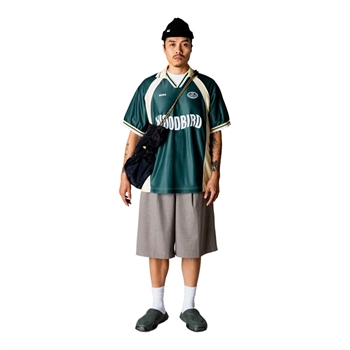 Moderne sports polo i grøn / gul fra Woodbird