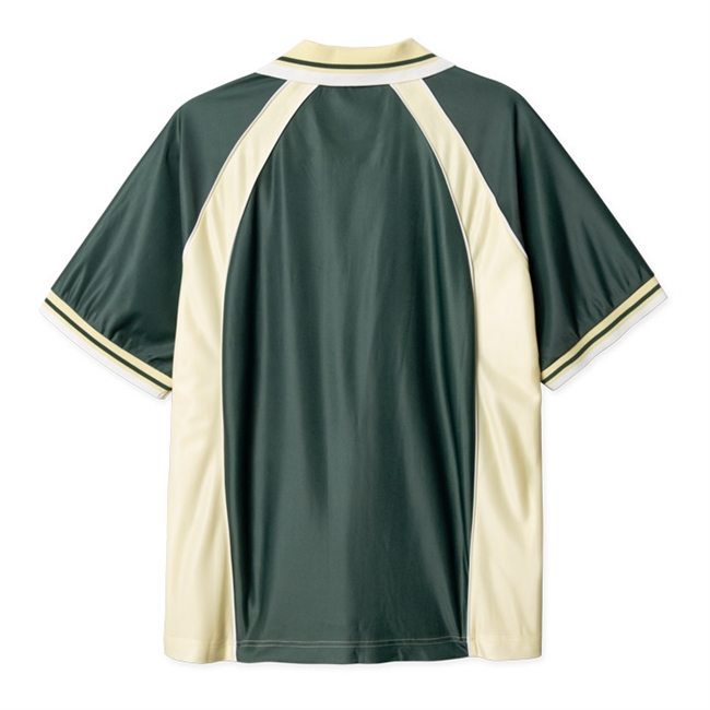 Moderne sports polo i grøn / gul fra Woodbird