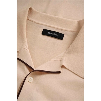 Moderne polo i beige fra Matinique