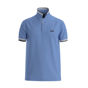 Flot blå basis polo fra BOSS i regular fit.