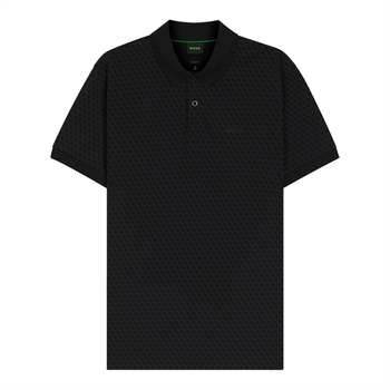 Moderne og pæn polo i sort fra BOSS