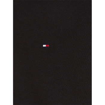 Sort Basis Polo med broderet logo fra Tommy Hilfiger.