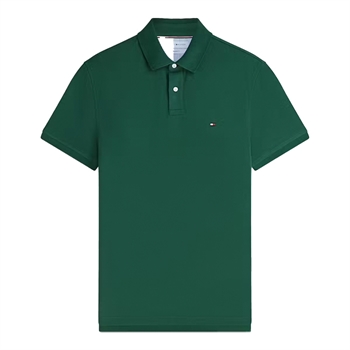 Moderne og stilren polo i grøn fra Tommy Hilfiger
