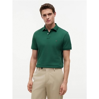 Moderne og stilren polo i grøn fra Tommy Hilfiger