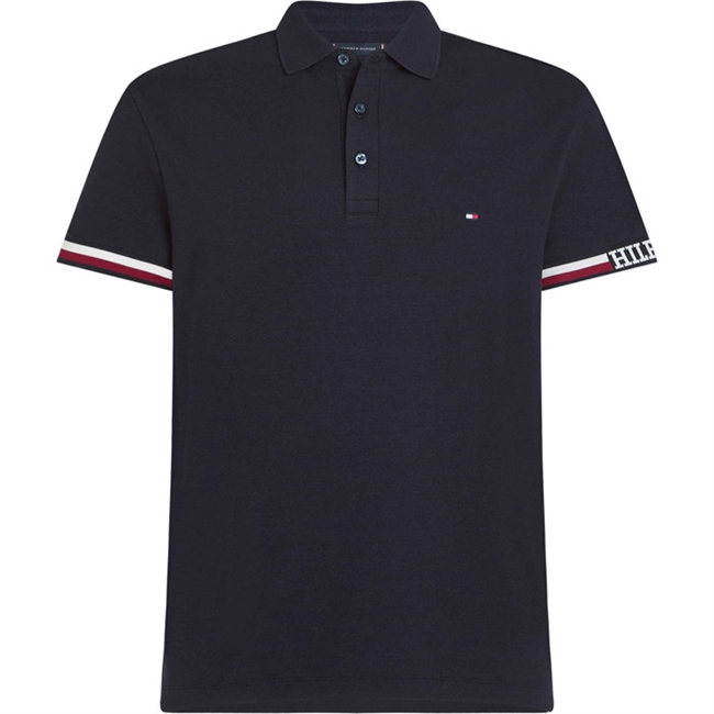 Smart logo polo i slimfit fra Tomme Hilfiger.