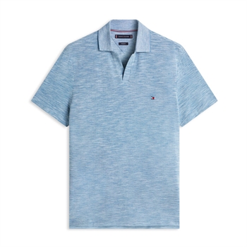Stilren oxford polo i mellemblå fra Tommy Hilfiger
