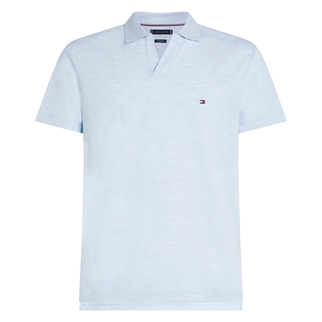 Stilren oxford polo i lyseblå fra Tommy Hilfiger