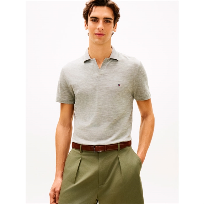 Stilren oxford polo i grøn fra Tommy Hilfiger