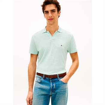 Stilren oxford polo i mintgrøn fra Tommy Hilfiger