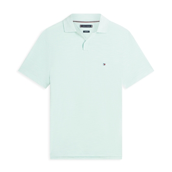 Stilren oxford polo i mintgrøn fra Tommy Hilfiger