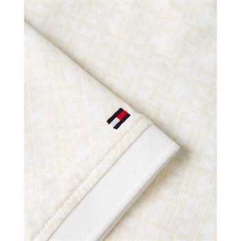 Smart monogram printet polo i hvide farver fra Tommy Hilfiger