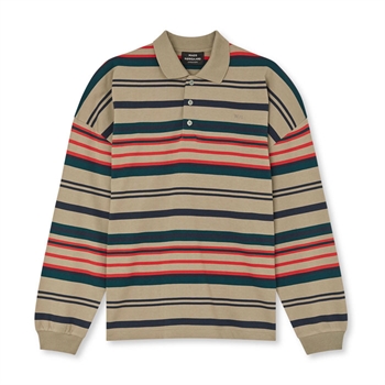 Moderne brunstribet polo fra Mads Nørgaard