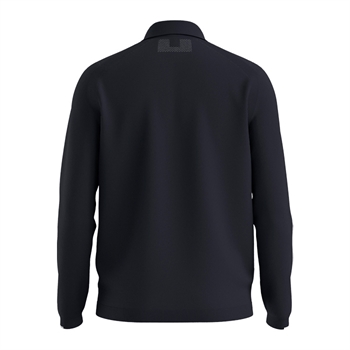 Flot langærmet performance polo med logo og half zip element fra BOSS