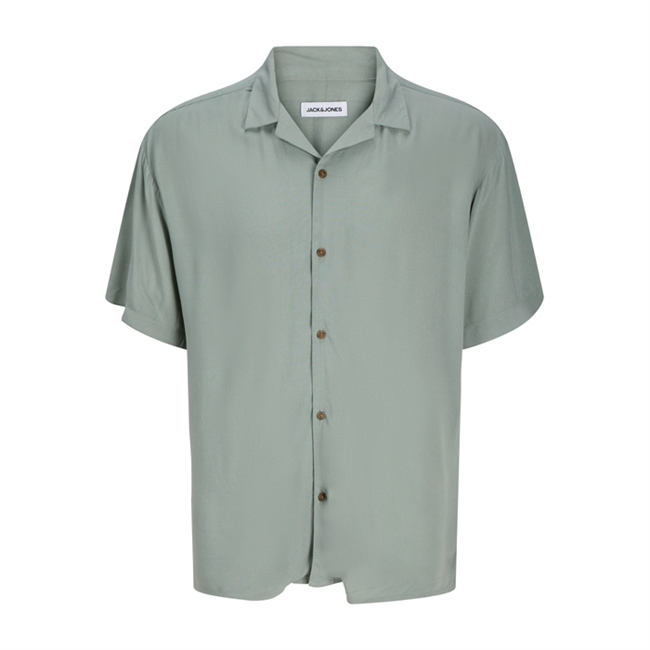 Stilfuld kortærmet skjorte i grøn fra Jack & Jones