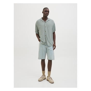 Stilfuld kortærmet skjorte i grøn fra Jack & Jones