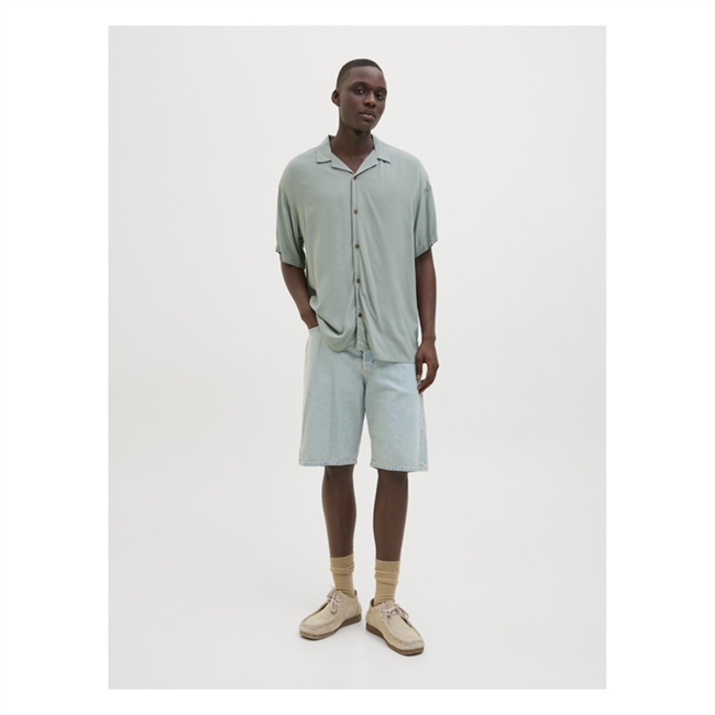 Stilfuld kortærmet skjorte i grøn fra Jack & Jones