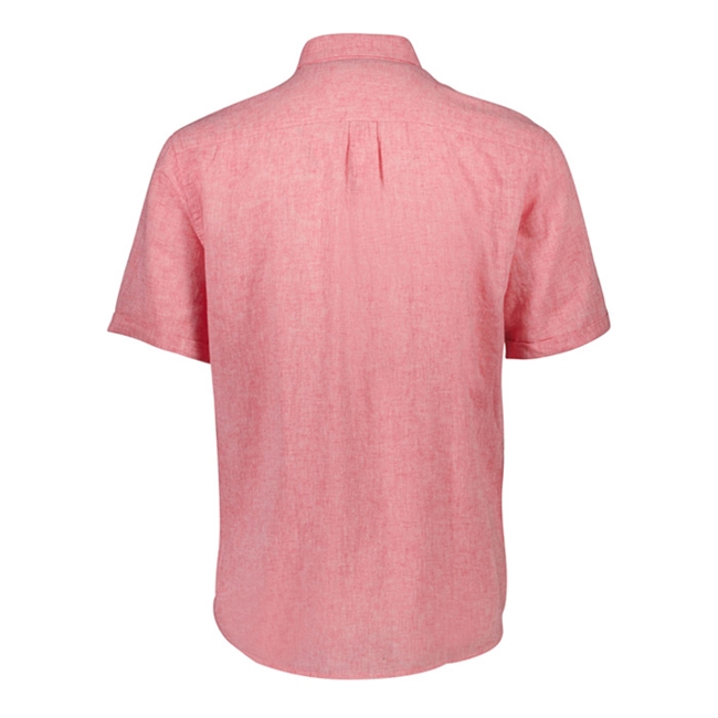 Lækker kortærmet hør/bomuld skjorte i pink fra Jack\'s