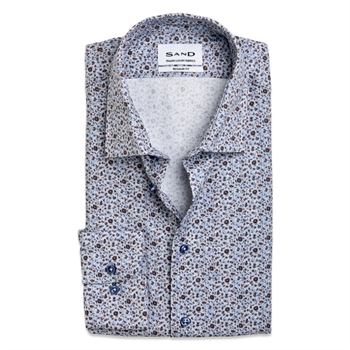 Sand Copenhagen Skjorte State Soft Blomstret Blå