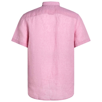 Lækker pink sommer skjorte i hør fra Tommy Hilfiger.