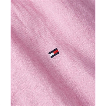 Lækker pink sommer skjorte i hør fra Tommy Hilfiger.
