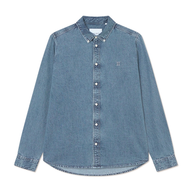 Moderne denim skjorte i blå fra Les Deux