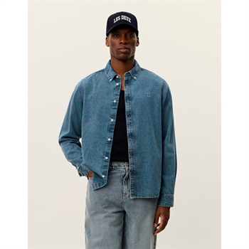 Moderne denim skjorte i blå fra Les Deux
